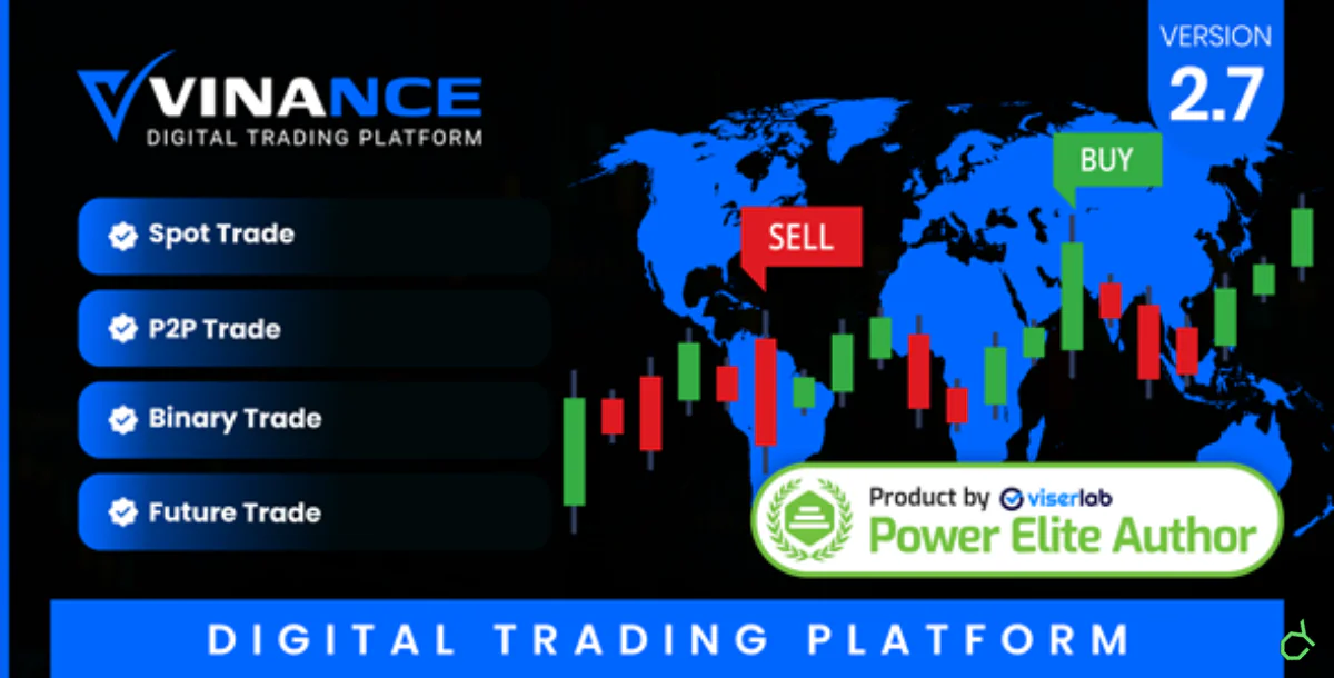 Preview of Vinance - Digital Trading Platform item