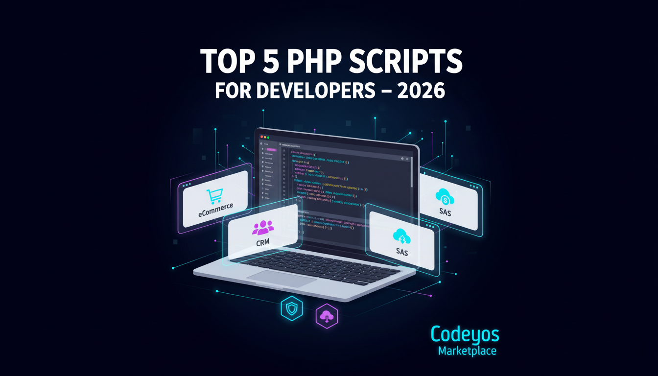 Top 5 PHP Scripts for Developers in 2026 | Codeyos Marketplace